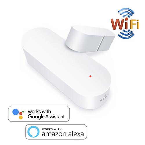 

Tuya intelligent WiFi door magnetic window magnetic sensor application control Android IOS security detector Alexa Google compatible