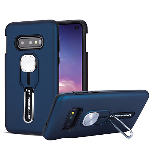 

Case For Samsung Galaxy S10/S10E/S10 Plus/S9/S9 Plus/S8/S8 Plus/A50S/A30S/Note 10/Note 10 Plus Shockproof / with Stand Back Cover Solid Colored TPU / Plastic