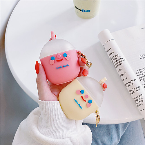 

Cute Smile Face bluetooth headset case For Airpods 2 1 case Silicone soft protective shell For Apple Airpods 2 Case Cover