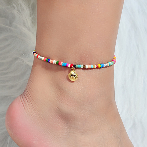 

Anklet Classic Trendy Lolita Women's Body Jewelry For Gift Holiday Geometrical Alloy Taj Mahal Precious Gold