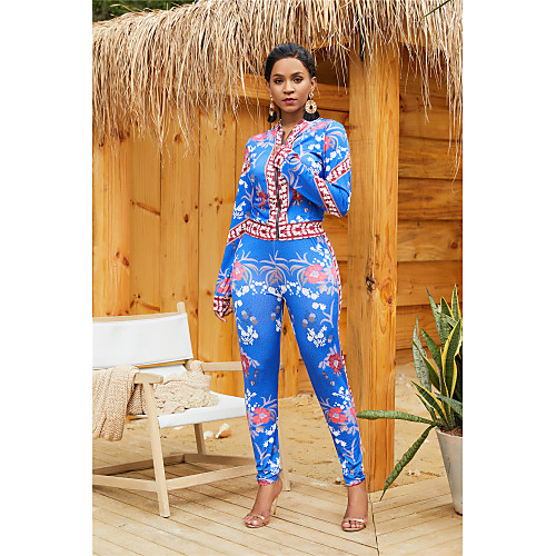 

Women's Set - Geometric, Print Pant