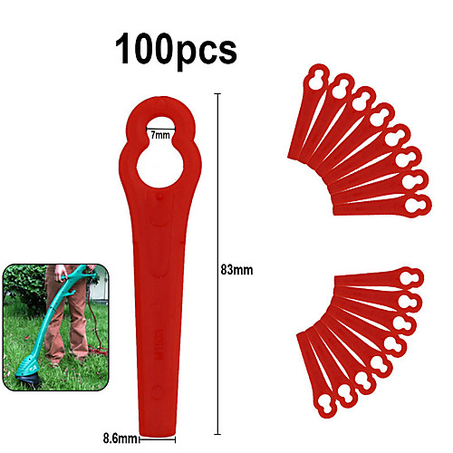 

100pcs Plastic mower blade