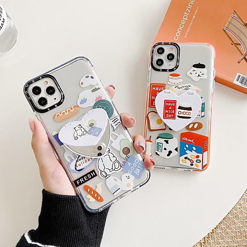 

Case For Apple iPhone 11 / iPhone 11 Pro / iPhone 11 Pro Max Shockproof Back Cover Cartoon TPU