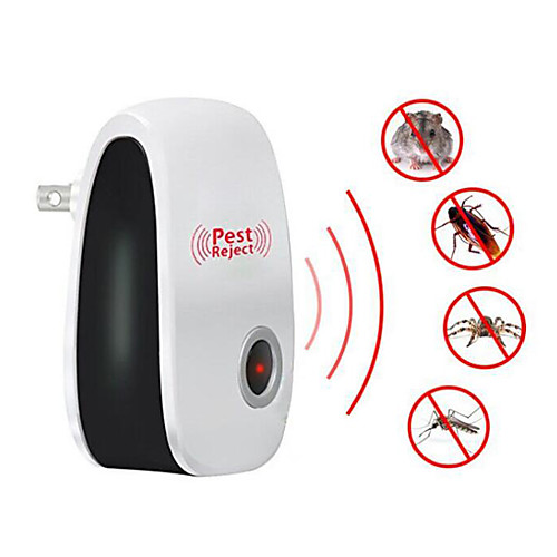 

2pcs Electronic Mosquito Repellent Indoor Cockroach Mosquito Insect Killer Rodent Contro Ultrasonic Pest Repeller