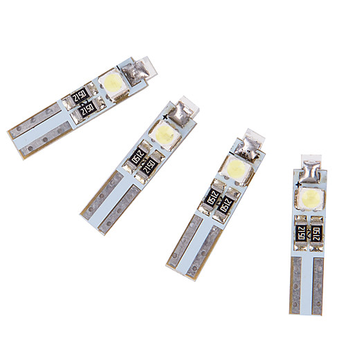 

50pcs/lot T5 3528 509T Automobile Speedo Wedge W3W W1.2W Auto LED Car Light Instrument Light Source LED Bulb Lamp Interior Lighting