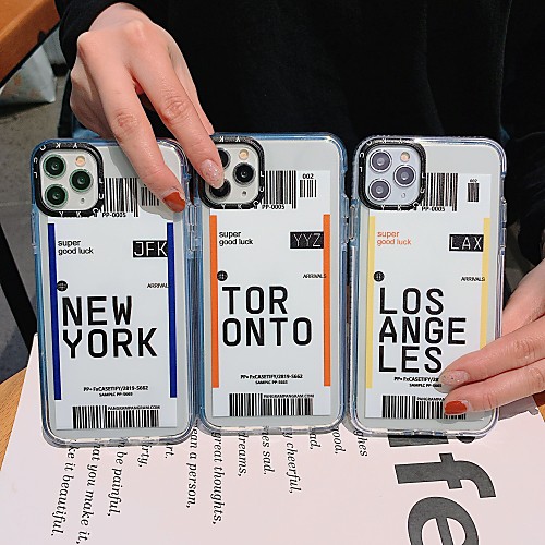 

Case For Apple iPhone 11 / iPhone 11 Pro / iPhone 11 Pro Max Shockproof Back Cover Word / Phrase TPU