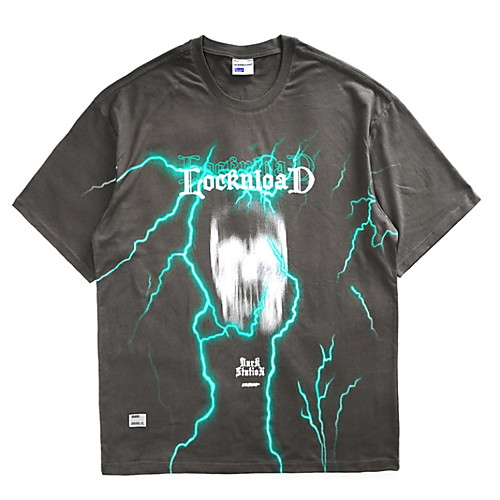 

Men's Graphic T-shirt Daily Black / Gray