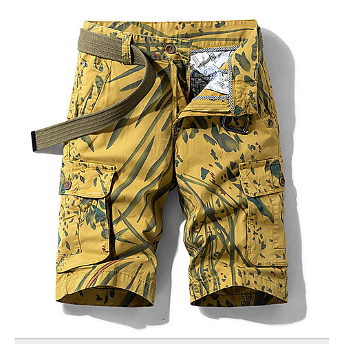

Men's Basic Daily Loose Shorts Tactical Cargo Pants - Camouflage Summer Blue Red Yellow US32 / UK32 / EU40 / US36 / UK36 / EU44 / US38 / UK38 / EU46