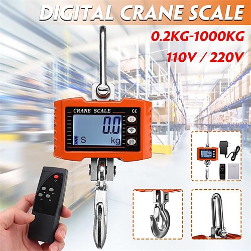 

Smart High Accuracy Electronic Crane Scale 0~500kg