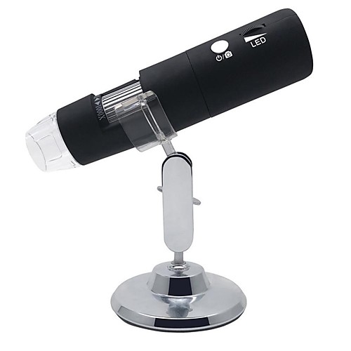 

Mini Portable 2MP HD Wireless WIFI Digital Microscope Rotary Base Electronic Microscope Adjustable Brightness