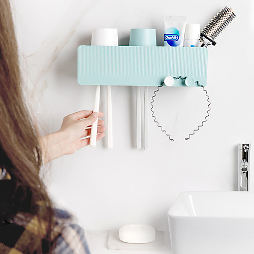

Toothbrush Mug Self-adhesive / Multifunction Fashion / Modern Contemporary ABS 1 set - tools Toothbrush & Accessories
