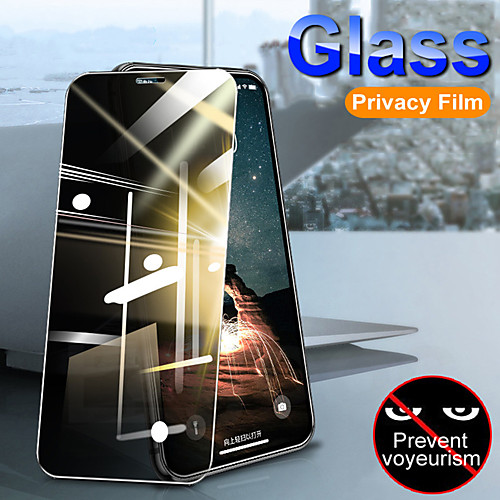 

2pcs Full Cover Private Screen Protector For iPhone 11 / 11 Pro / 11Pro Max / X / XS / XS MAX /XR Antispy Tempered Glass For iPhone SE 2020 / 6Plus / 6 / 7Plus / 7 / 8Plus / 8 Privacy Glass