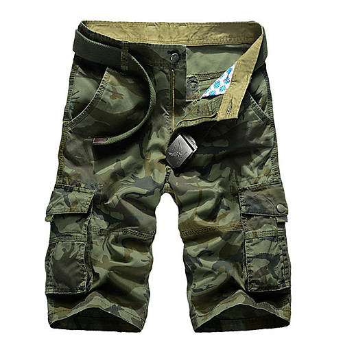 

Men's Basic Daily Loose Shorts Tactical Cargo Pants - Camouflage Summer Army Green Khaki US32 / UK32 / EU40 / US36 / UK36 / EU44 / US38 / UK38 / EU46