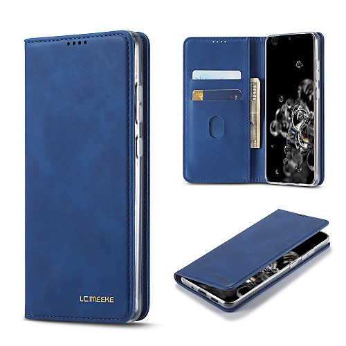 

Case For Samsung Galaxy S20/S20 Plus/S20 Ultra/S10/S10 Plus/S10E/S9/S9 Plus/S8/S8 Plus/Note 10/Note 10 Plus/Note 9/A10 Card Holder / Shockproof / Flip Full Body Cases Solid Colored PU Leather / TPU