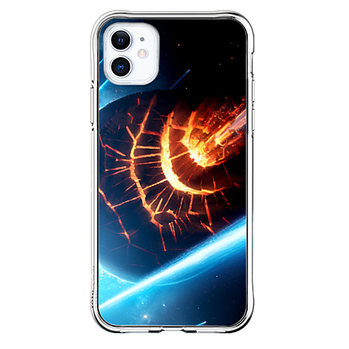 

Case For Apple iPhone 11 11 Pro 11 Pro Max XS XR XS Max 8 Plus 7 Plus 6S Plus 8 7 6 6s SE 5 5S Transparent Planet Doom Pattern Fall Proof Back Cover Soft TPU