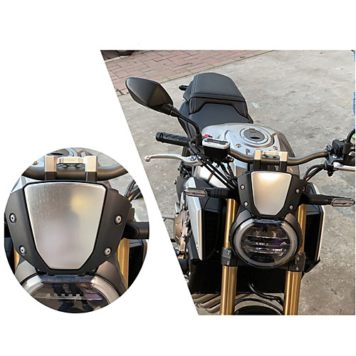 

Wind deflector For Honda CB650R 2018 2019 Black Motorcycle Windshield WindScreen