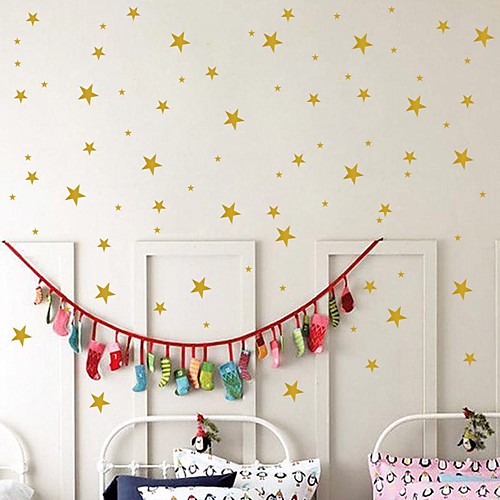 

Stars Wall Stickers Plane Wall Stickers Decorative Wall Stickers PVC Home Decoration Wall Decal Wall Window Decoration 1pc 4Pcs 2723cm