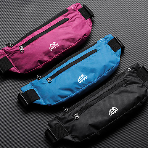 

Running Belt Fanny Pack Belt Pouch / Belt Bag for Running Hiking Outdoor Exercise Traveling Sports Bag Adjustable Waterproof Portable Nylon Waterproof Material Men's Women's Running Bag Adults