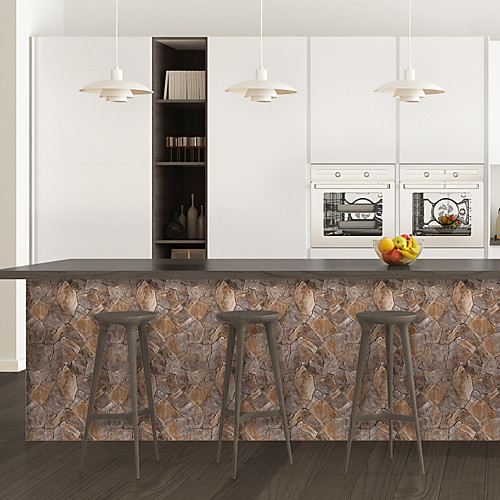 

Cracked Brick Pattern PVC Simulation Self-adhesive DIY Decorative Wall Sticker Bar Sticker