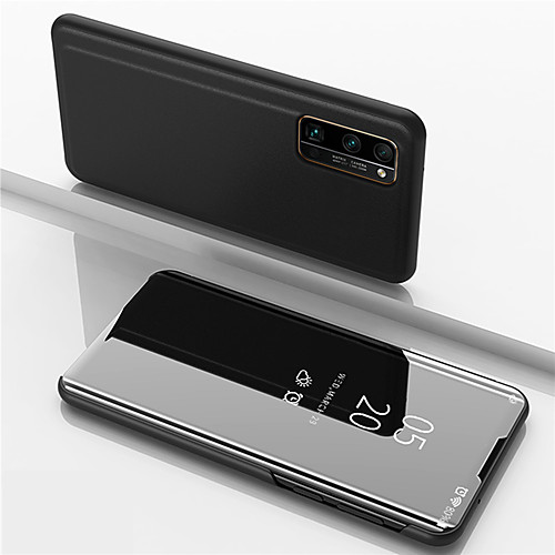 

For Huawei Honor 30 30s 30Pro Nova 7SE Case Mirror Flip Protective Leather Cover for Huawei Psmart Z PSMART PLUS 2019 Honor 20 20Pro 30Pro Phone Case For Huawei P40Pro Plus P40 Lite E
