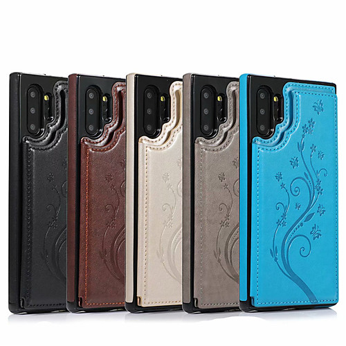 

Case For Samsung Galaxy S20/S20 Plus/S20 Ultra/S10/S10E/S10 Plus/S9/S9 Plus/S8/S8 Plus/Note 10/Note 10 Pro/A70/A51/A71 Card Holder / Shockproof / Flip Full Body Cases Solid Colored PU Leather / TPU