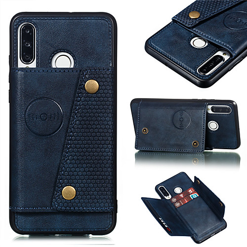 

Case For Huawei Huawei P40/P40 Pro/P40 Pro/P30/P30 Lite/P30 Pro/P20/P20 Lite/Mate 30/Mate 30 Pro/Mate 20 Card Holder / Shockproof Back Cover Solid Colored PU Leather / TPU