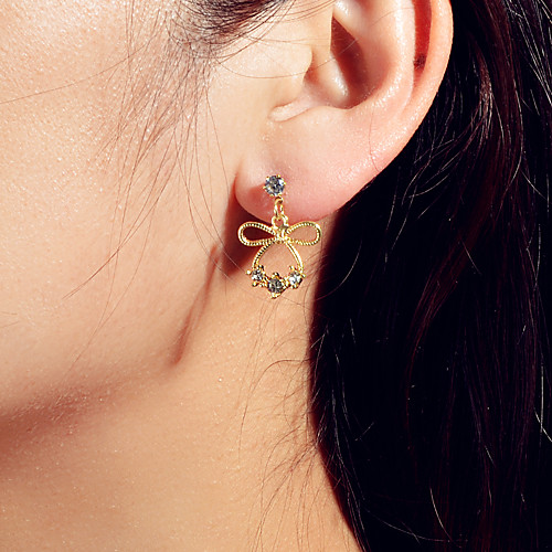 

Women's Earrings Geometrical Diamond Wedding European Trendy Korean Fashion French Earrings Jewelry Gold For Party Evening Engagement Vacation Birthday Beach 1 Pair