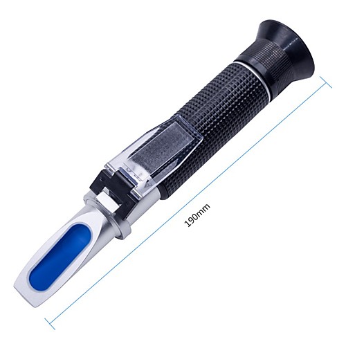 

Portable Refractometer Design For Liquor Alcohol Content Tester 0-80% V/V ATC Refractometer With The Retail Box