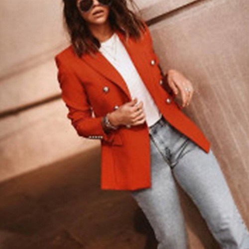 

Women's Blazer Orange S / M / L