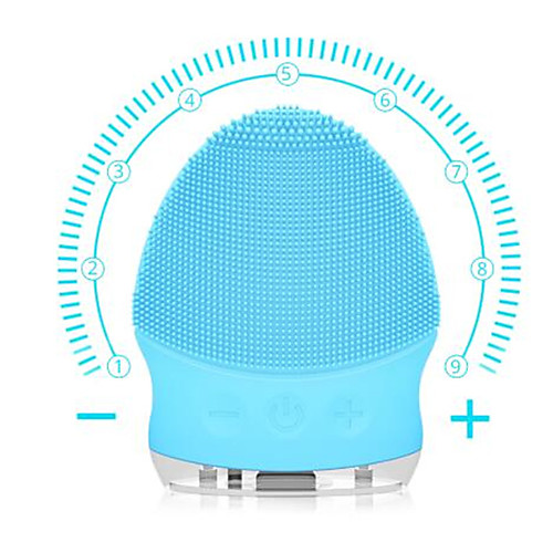 

Facial Cleansing Brush Electric Sonic Face Cleansing Brush Waterproof Mini Silicone Facial Cleaner Massage USB ReChargeable