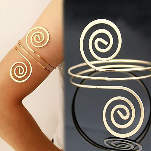 

Arm-Chain Statement Fashion Women's Body Jewelry For Beach Hollow Out Alloy Gold Silver