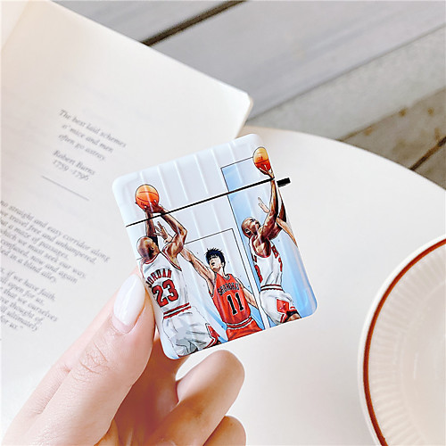 

Chicago Bull Jordan PC Case for Apple Airpods Bluetooth Earphone Cover 3D Skin Headset Protector For Air pods