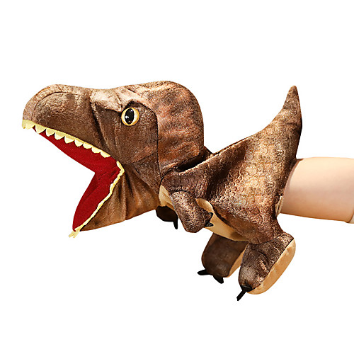 

1 pcs Educational Toy Hand Puppet Stuffed Animal Plush Toy Animal Series Dinosaur Parent-Child Interaction PP Plush Imaginative Play, Stocking, Great Birthday Gifts Party Favor Supplies Boys and Girls