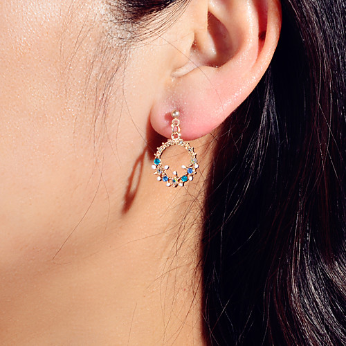 

Women's Earrings Geometrical Wedding Star Basic Trendy Sweet Modern French Earrings Jewelry Rose Gold For Wedding Party Evening Engagement Beach Promise 1 Pair