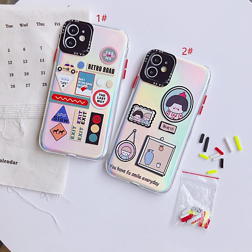 

Laser Cartoon TPU for Apple iPhone Case 11 Pro Max X XR XS Max 8 Plus 7 Plus SE(2020) Protection Cover