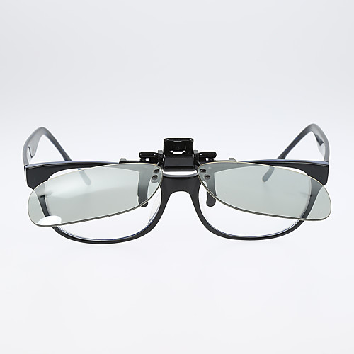 

3D Glasses Clips Cinema Clip On type Passive Circular Square Polarized IMAX 3D IRealD Glasses Clip for 3D TV Movie/Cinema