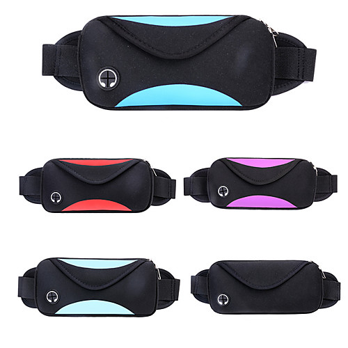 

Running Belt Fanny Pack Belt Pouch / Belt Bag for Running Hiking Outdoor Exercise Traveling Sports Bag Adjustable Waterproof Portable Polyester Men's Women's Running Bag Adults
