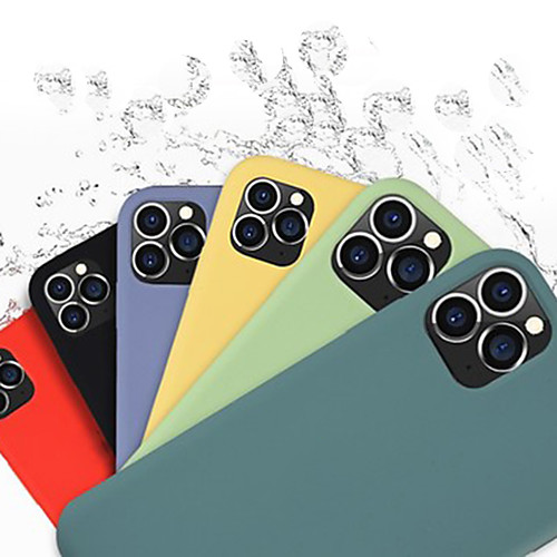

Phone Case For Apple Back Cover Silicone iPhone 12 Pro Max 11 SE 2020 X XR XS Max 8 7 6 iPhone 11 Pro Max SE 2020 X XR XS Max 8 7 6 Shockproof Dustproof Pattern Playing with Apple Logo Tile Solid