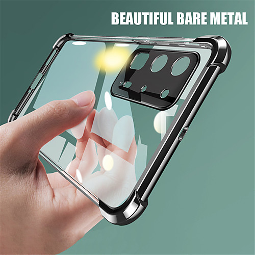 

Transparent Plating Soft TPU Phone Case For Huawei P40 P40Pro P30 P30Pro Honor 30 30s 30Pro Nova 7 7SE 7Pro Mate 30 30Pro 20 20Pro Ultra Thin Clear Silicone Back Cover