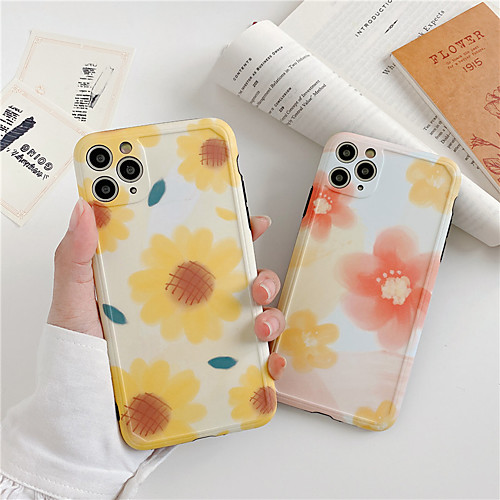 

Flower Soft Phone Case For iPhone 7 Plus X XR XS Max 7 8 Plus se 2020 Back Cover For iPhone 11 Pro Max Funda