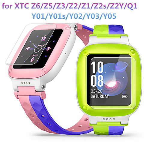 

2 PCS Screen Protector for XTC Y03 Y02 Y01 Y01s Z6 Z5 Z3 Z2 Z1 Z2s Z2Y Q1 Phone Watch Tempered Glass Transparent High Definition (HD) Scratch Proof 9H Hardness