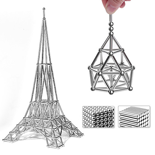 

126 pcs Magnet Toy Magnetic Sticks Magnet Toy Stress and Anxiety Relief Office Desk Toys Relieves ADD, ADHD, Anxiety, Autism Teen / Adults' All Toy Gift