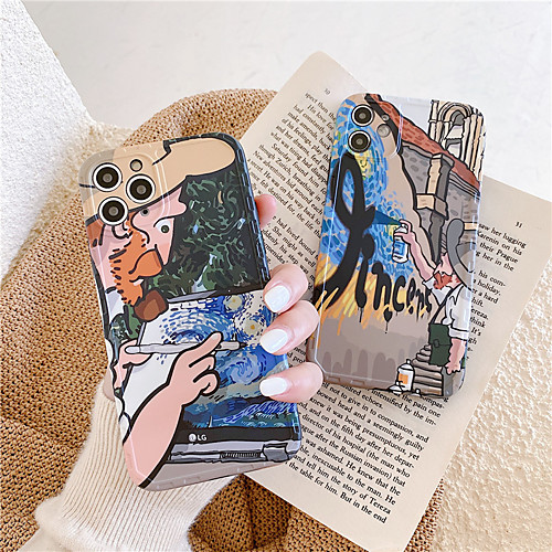 

Case For Apple iPhone 11 Pro Max / iPhone XR / iPhone XS Max Shockproof / Dustproof / IMD Back Cover Scenery / Cartoon / 3D Cartoon TPU