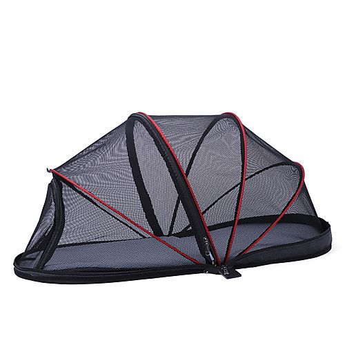 

Dog Cat Pets Bag Cages Bed Lightweight Breathable Foldable Solid Colored Nylon Baby Pet Small Dog Outdoor Hiking Black Blue Gray