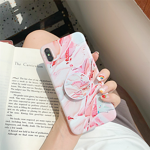 

Marble TPU with Ring Holder Protection Cover for Apple iPhone Case 11 Pro Max X XR XS Max 8 Plus 7 Plus SE(2020)