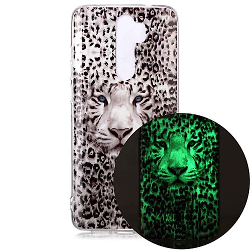 

Case For Xiaomi Redmi Note 7 Redmi Note 8 Redmi Note 8 Pro Glow in the Dark / Pattern Back Cover Leopard Tiger TPU for Mi 10 Mi 10 Pro