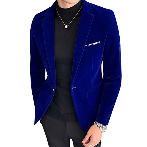 

Men's Blazer Wine / Black / Blue US32 / UK32 / EU40 / US34 / UK34 / EU42 / US36 / UK36 / EU44