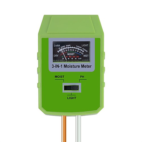 

New 3in1 Soil PH Tester Moisture Measuring humidity Light Meter Hydroponics Analyzer Gardening Detector Hygrometer