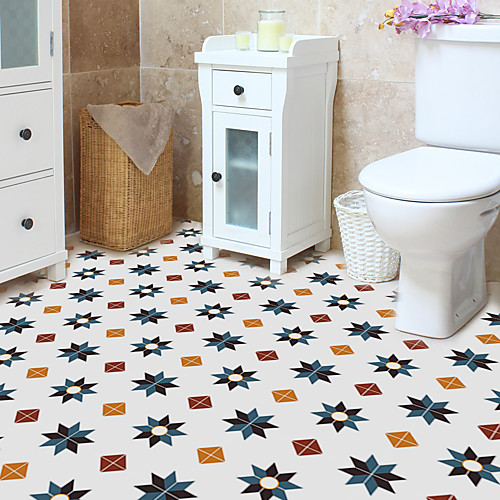 

floor tile waterproof and antiskid floor household wear-resistant self-adhesive wall PVC thickening 4Pcs 3030cm