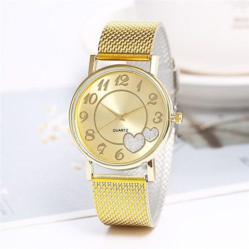 

Women's Quartz Watches Fashion White Alloy Chinese Quartz White Gold Casual Watch Analog One Year Battery Life